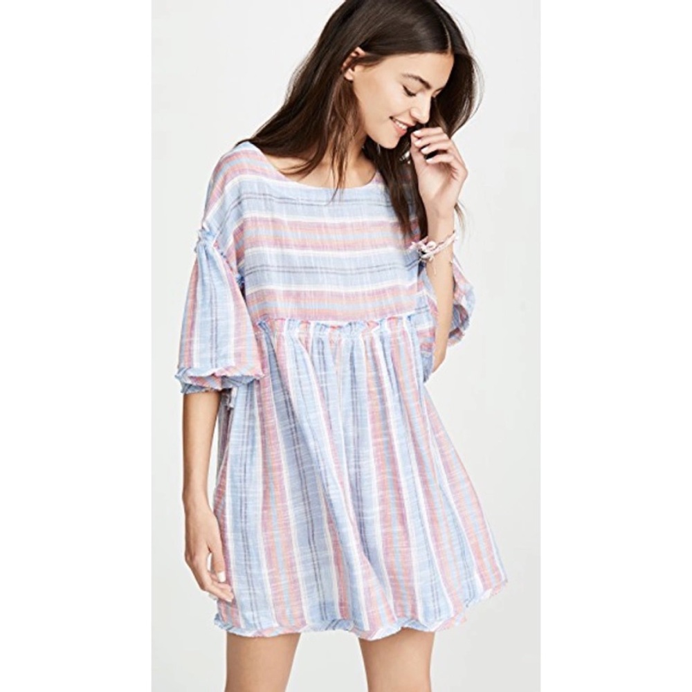 Free People Summer Nights Tunic - Blue Lagoon